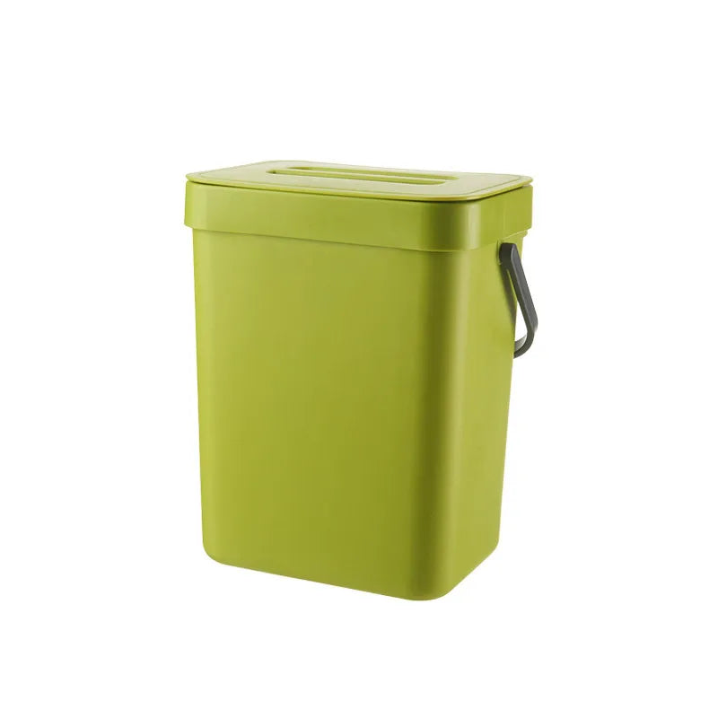 Poubelle compacte suspendue