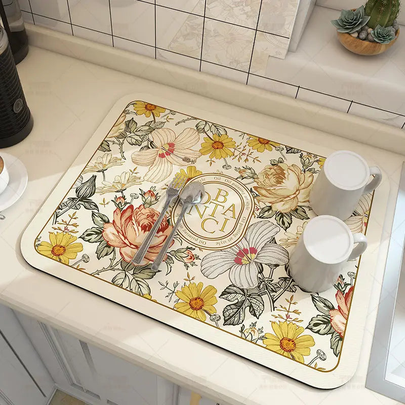 Tapis absorbant et anti-dérapant