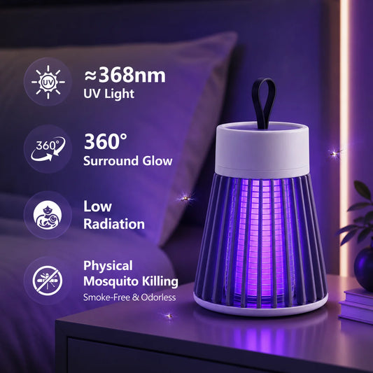 Lampe anti-moustique rechargeable
