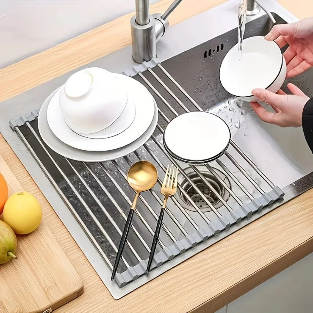 Egouttoir pliable compact