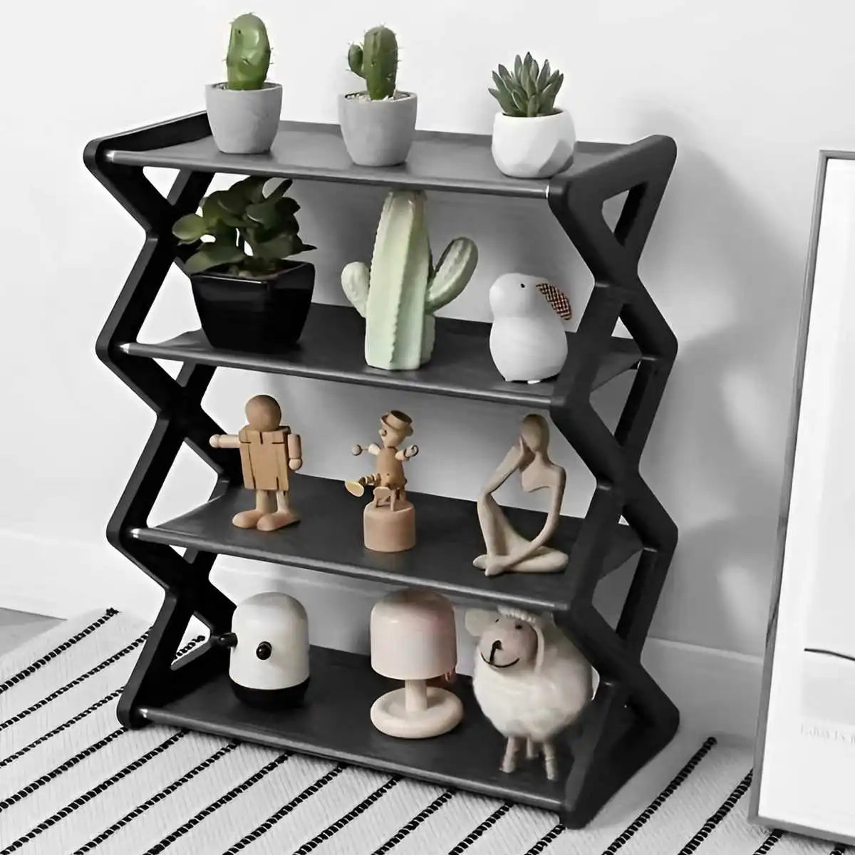 Organisateur chaussures vertical compact