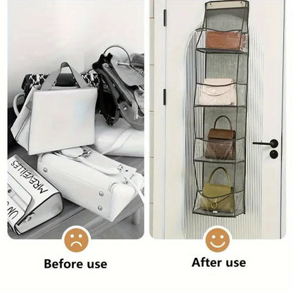 Organisateur suspendu derrière porte