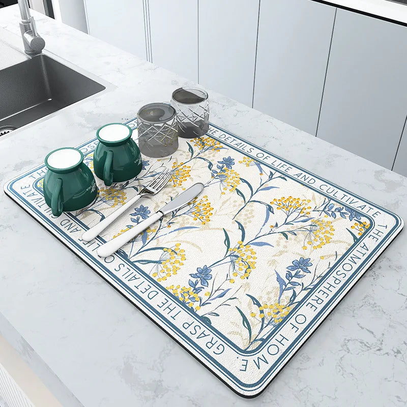 Tapis absorbant et anti-dérapant