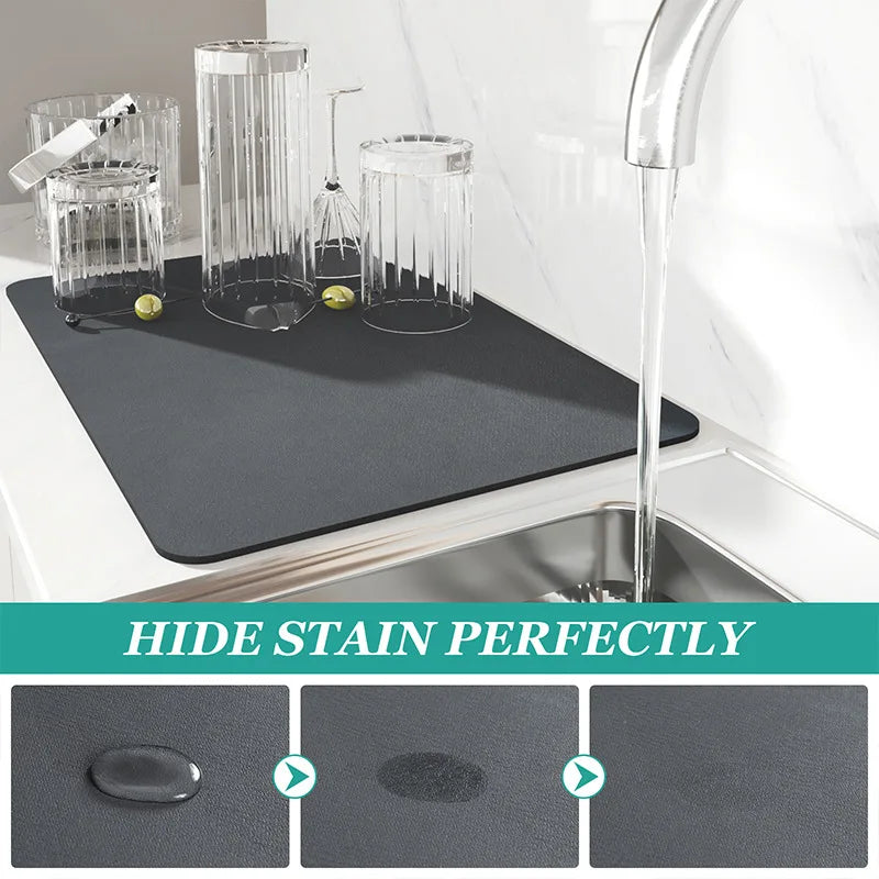 Tapis absorbant et anti-dérapant