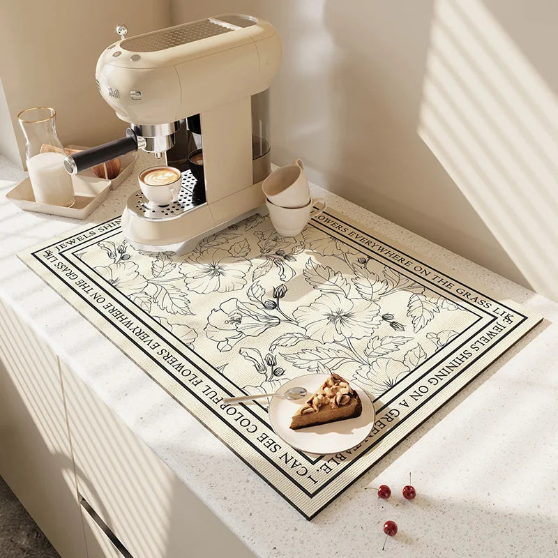Tapis absorbant et anti-dérapant
