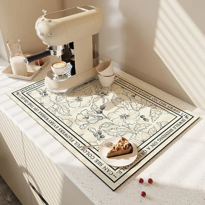 Tapis absorbant et anti-dérapant
