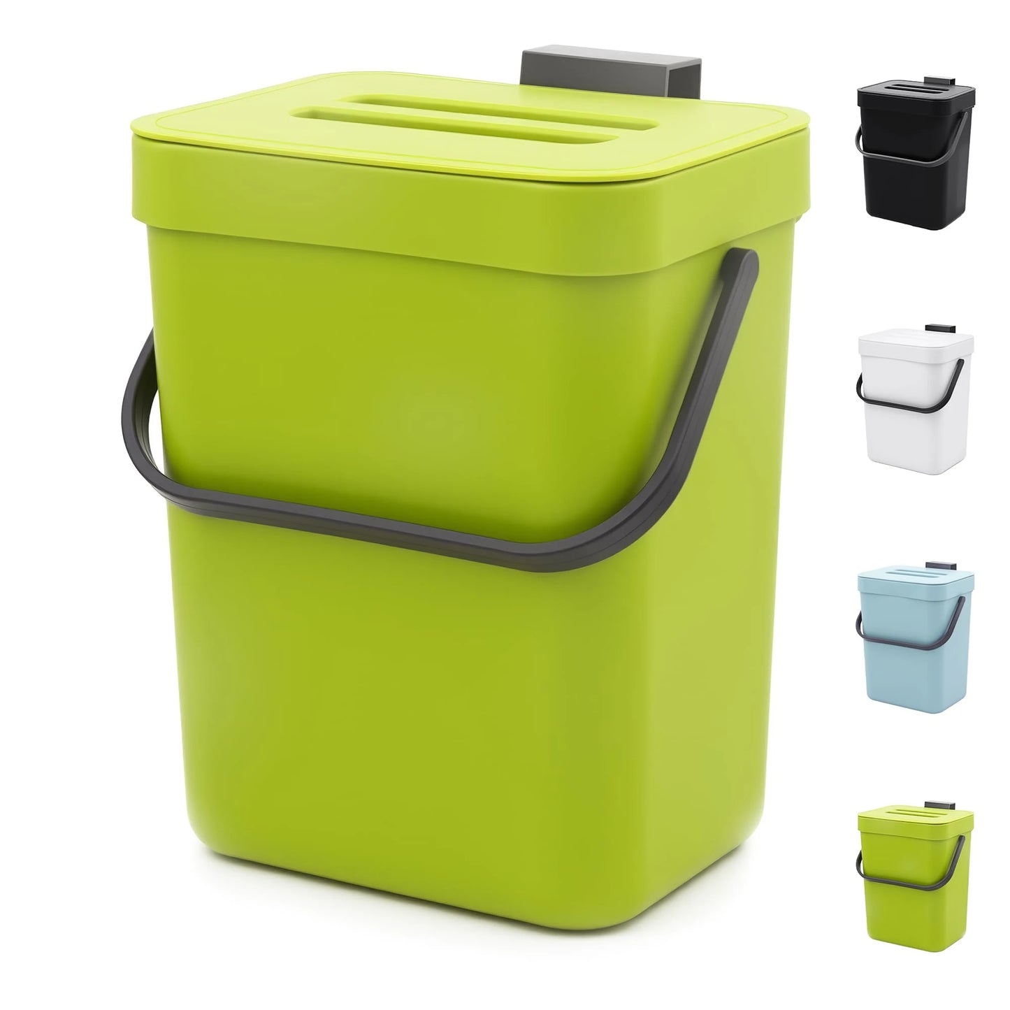 Poubelle compacte suspendue