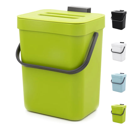 Poubelle compacte suspendue