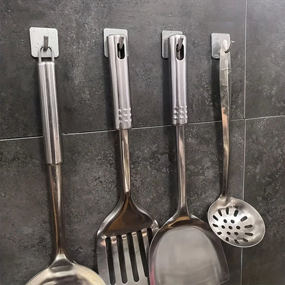 Lot de crochets renforcés en inox auto-adhésif