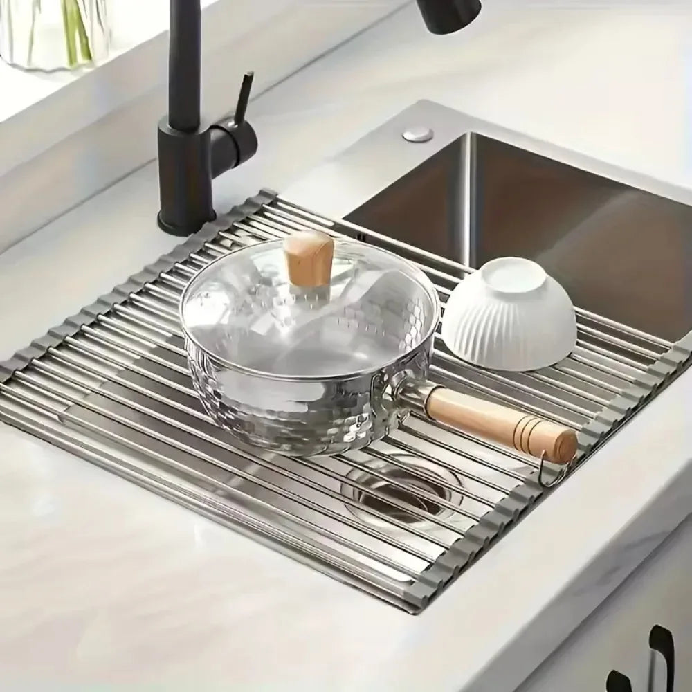 Egouttoir pliable compact