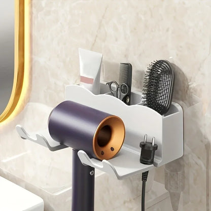 Porte sèche cheveux sans perçage