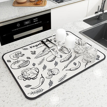 Tapis absorbant et anti-dérapant