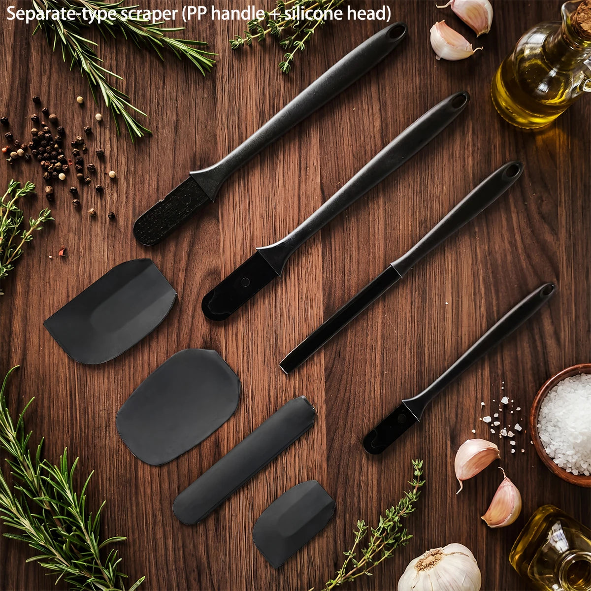 Lot de spatules en silicone