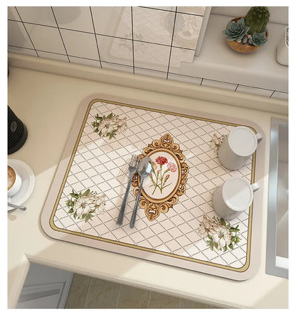 Tapis absorbant et anti-dérapant