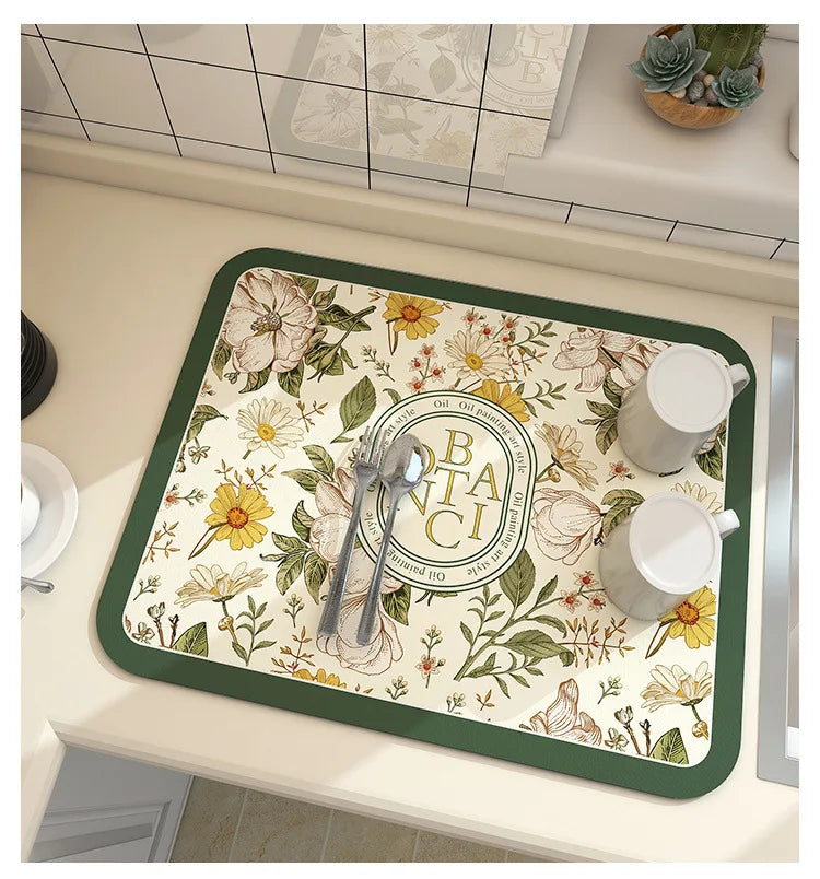Tapis absorbant et anti-dérapant