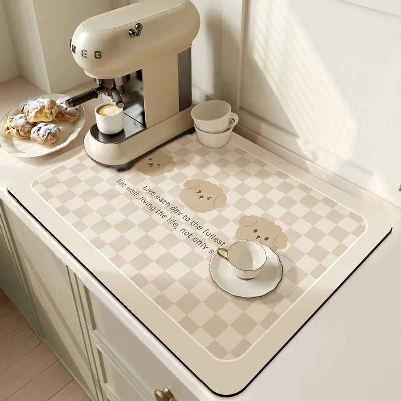 Tapis absorbant et anti-dérapant