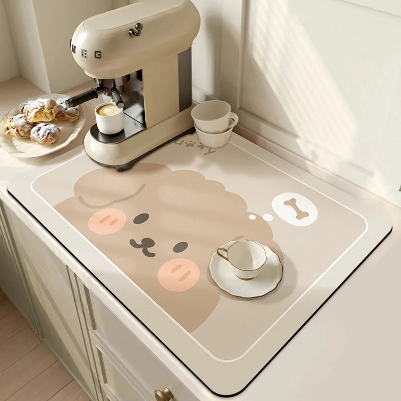 Tapis absorbant et anti-dérapant