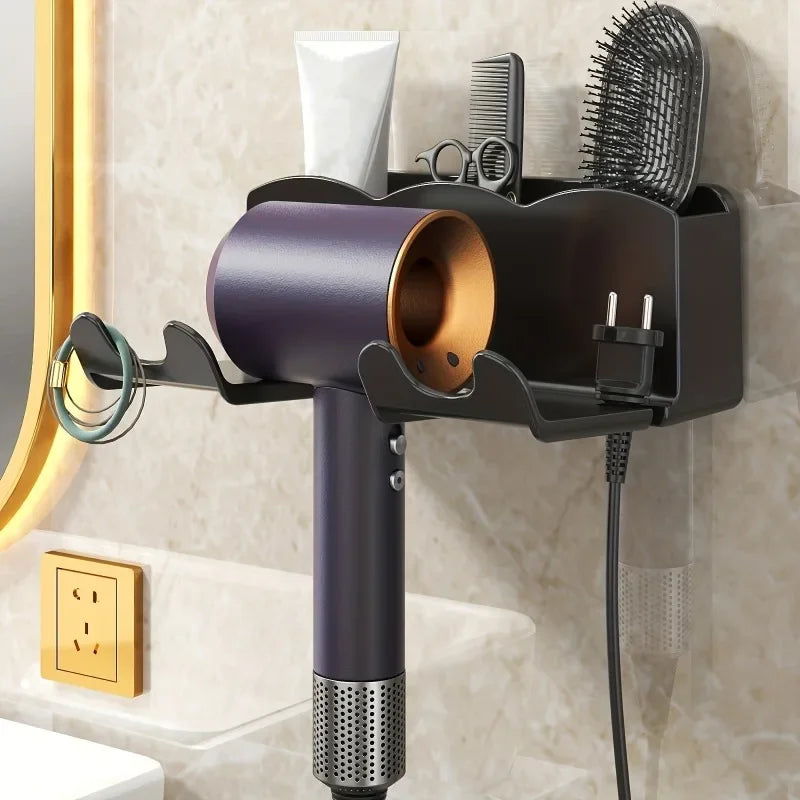 Porte sèche cheveux sans perçage