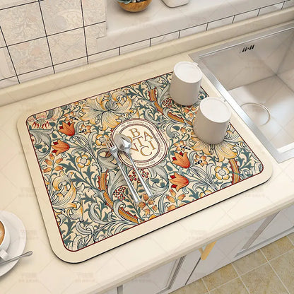 Tapis absorbant et anti-dérapant