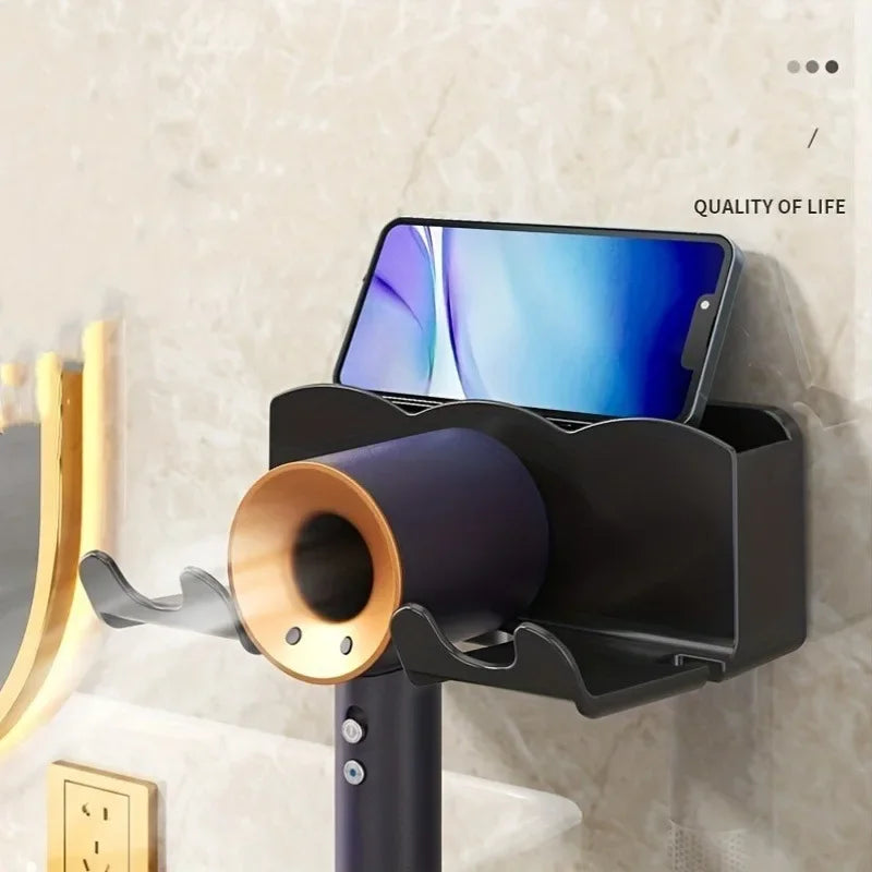 Porte sèche cheveux sans perçage