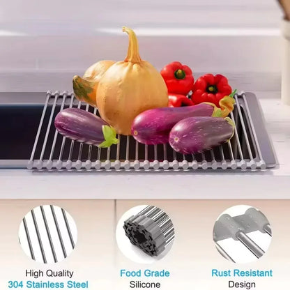 Egouttoir pliable compact